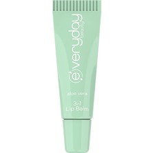 Everyday Beauty Aloe Vera Içeren 3'ü 1 Arada Dudak Bakım Kremi Lip Balm 10 ml
