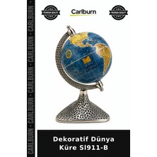 Carlburn Özel Üretim Ofis Aksesuarı Masaüstü Dekor Hediyelik Eşya Stil Sahibi Dekoratif Dünya Küre SL911-B