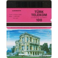 Banknoting Kasırlarımız - Küçüksu Telefon Kartı 100 Kontör Türk Telekom. 5 Nisan 2000