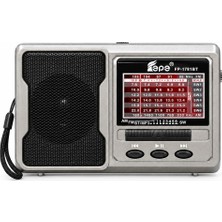 Ms Deprem Çantasına Uygun Taşınabilir El Fenerli 8 Bandlı Radyo Bluetooth USB Tf Kart Destekli Fm Radyo
