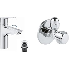 Ms Start Spiralli Lavabo Bataryası M - Boyut + 2 Adet 55MM Ara Musluk Seti