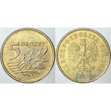 Banknoting Polonya 5 Groszy 2006