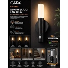 Ms Cata CT-5250 Kumru Şarjlı LED Duvar Aplik Günışığı