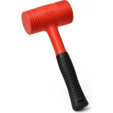 Ms Çift Renkli Lastik Tokmak, Sert Plastik Başlık, Iz Bırakmaz, Ergonomik Kaymaz Saplı, Kaporta Işleri, Süpürgelik Montajı, Marangozluk ve Fayans Işleri Için Uygun, Dayanıklı El Aleti (50 Mm)
