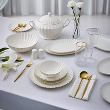 Ms Aryıldız Sintra Gold 60 Parça Yemek Takımı