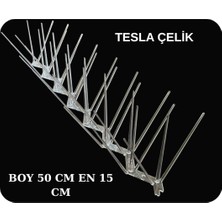 Çelik Güvercin Kuş Uzaklaştırıcı Plastik Bariyer 5 Adet 250 cm Zararsız Çevre Dostu 1. Sınıf