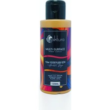 Ms Multi-Surface Hibrit Akrilik Boya, 120ML, Su Bazlı, Ahşap Cam Seramik Metal Kumaş Plastik Için (Metalik Altın)
