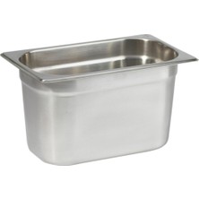Ms Paslanmaz Çelik Gastronom/gastronorm Küvet Gn 1/4-150 (26,5 x 16,2 x 15 Cm)