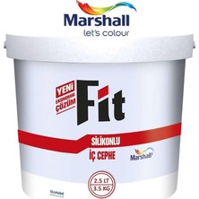 Fit Silikonlu Iç Cephe Duvar Boyası 3.5 kg Deniz Kabuğu,deniz Kabuğu