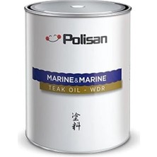 Marine Teak Oil Tik Yağı 2,5 Lt Ahşap Koruyucu Yağ, Yat Tekne Bahçe Mobilyası ve Dış Mekan Ahşap Bakım Yağı