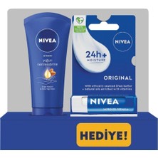 Nivea Visage Kofre El Kremi 75 ml Yoğun Nemlendirme +Dudak Koruyucu Orıgınal