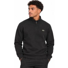 Lacoste Erkek Slim Fit Yarım Fermuar Sweatshirt