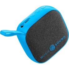Ms Mını - Bluetooth Hoparlör - 3 Watt Güç - 4 Saat Çalma Süresi - Kompakt ve Taşınabilir - Yumuşak ve Renkli Kumaş Yüzeyler - Mavi