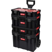 System Two 6in1 Tekerlekli Takım Arabası Seti, 6 Parçalı, Siyah