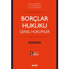 Seçkin Yayıncılık Borçlar Hukuku Genel Hükümler