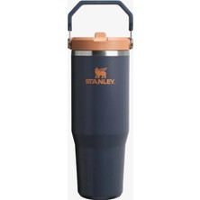 Ms Iceflow Flip Straw Tumbler Pipetli Termos Bardak, 0.60 Litre, Lacivert (Twilight)