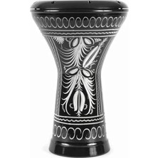 MSP Mısır Darbuka Percussion Oryantel Koyuculu Kılıf ve Alyan Ayarlama Anahtarlı Darbuka (Erzincan Işlemeli)