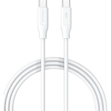 MSP PD25TK Type-C To Type-C Pd 25W Hızlı Data/şarj Kablosu 1 Metre Beyaz
