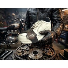 MSP MAK86 Motosiklet Ayakkabı Koruma Pedleri, Motosiklet Vites Pedi,motorcycle Shoe Protector,motosiklet Deri Aksesuar (Siyah)
