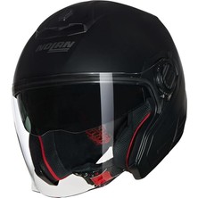 MSP N40-5 06 Classico 302 Camli Yarım Motosiklet Kaskı Mat Siyah L