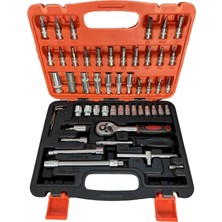 MSP Parça 1/4″ Cırcırlı Lokma & Bits Uç Seti – Yüksek Dayanımlı Soket & Bit Takımı – Krom-Vanadyum Çelik Parçalar – Kompakt Organize Çantalı Set – Otomotiv & Ev Tamirleri