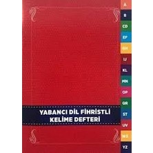 MSP Dil Fihristli Kelime Defteri, A-Z Indeksli, Kırmızı