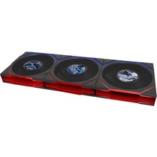 MSP Li Unı Fan Tl LCD Flex Kablosuz Fan, Argb ve LCD Ekranlı - 120 Mm, Siyah, Kumandalı 3'lü Paket