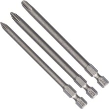 Bosch Pro 3 Parça.-Set Ekstra Sert Tornavida Ucu Phillips Vidalar-(Uzunluk: 89 Mm)