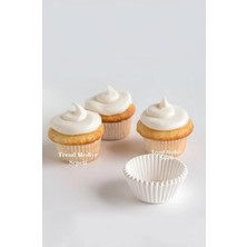 MSP 200 Adet Mini Boy Beyaz Truff Çikolata Kağıdı, Muffin Kek Kalıbı, Lokum Kağıdı 30X20 mm Doğum Günü Parti Dekorasyonu Için