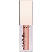 MSP Cosmetics Crystalized Liquid Eyeshadow Likit Metalik Göz Farı, 01 Soft Elegance