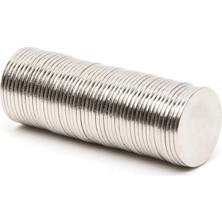 MSP Adet 15X1 mm Yuvarlak Güçlü Neodyum Mıknatıs (Çap 15 mm Kalınlık 1 Mm)