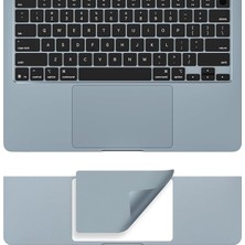 MSP MacBook Air 13.6 Inç Trackpad Koruyucu ve Palm Koruyucu A2681 A3113 A3240 A3449 Uyumlu M2 M3 M4 M5 Avuç Içi Koruma Seti Gök Mavisi