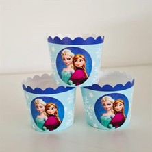 MSP Günler Elsa Temalı & Cupcake Kalıbı & Kek Kapsülü & 25'li Kek Kalıbı