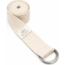MSP Organik Pamuk Yoga Pilates Kemeri Ekru Ham Renk 200 cm 5 cm En Yoga Kemeri