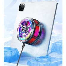 MSP iPad ile Uyumlu Profesyonel Kablolu Yarı Iletken Şok Buzlama Tablet Soğutucu Fan Gamer Oyuncu Radyatör Şok Soğutma Fanı Yeni Nesil Altı Çekirdek Teknoloji Soğutma Fanı (H20)