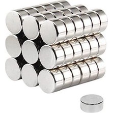 MSP Adet 15X5 mm Yuvarlak Güçlü Neodyum Mıknatıs (Çap 15 mm Kalınlık 5 Mm)