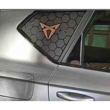 MSP Design Cupra Ateca ile Uyumlu Kelebek Cam Sticker Set Düz, Logosuz Tüm Model Yılları ile Uyumlu