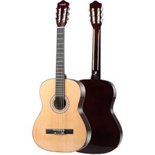Doğal Renk Klasik Gitar 4/4 Ayarlı Set ile Yeni Başlangıçlar
