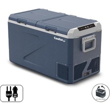 MSP CLK80D 12/24V 220VOLT 82,5 Litre Çift Bölmeli Kompresörlü Outdoor Oto Buzdolabı/dondurucu