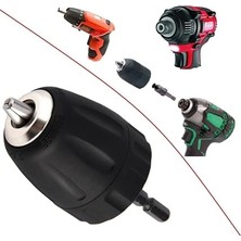 MSP Şarjlı Vidama Matkap Için 1/4 Hex Adaptörlü Mandren 10MM 3/8 mm Otomatik Anahtarsız Süpra Mandren
