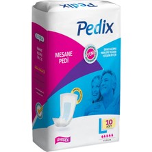 MSP Mesane Pedi Unısex Büyük Boy Large (L) 10 Adet