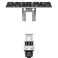MSP 4mp Speed Dome 2.8mm DS-2DE2C400IWG-K/4G/C09S20 Pan/tılt Pt Solar Kamera (4g Sim Destekli)