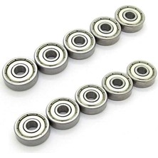 MSP Magnet 10 Adet 625ZZ Rulman - Metal Mühürlü Çok Amaçlı Bilye Rulman - 5X16X5 Ölçülerinde