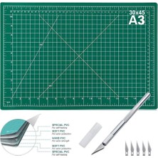 MSP Çift Taraflı, A3 Boy, Kesim Matı ve Kretuar Bıçağı, 30X45 Cm, Kesim Altlığı, Kesme Tablası