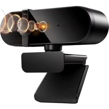 MSP Webcam 4K Konferans Kamera Gizlilik Bandı Dahili Mikrofon Chat Görüntülü Sohbet Yayın Kamerası Hd Video Web Kamerası 813