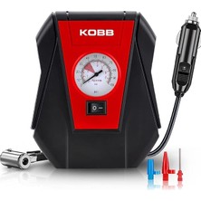MSP KB100 12VOLT 100 Psı Analog Göstergeli Hava Pompası, Kırmızı/siyah