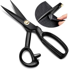 MSP Profesyonel Terzi Makası, Yüksek Karbonlu Çelik, 20 Cm, Ayarlanabilir Eklem Somunu, Ergonomik Saplı, Kumaş Kesimi Için
