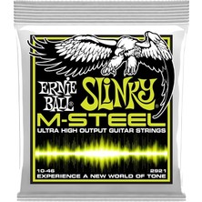 MSP Ball P02921 Normal Slinky M-Çelik Elektro Gitar Telleri, Ölçü 10-46
