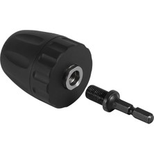 MSP Matkap Mandren Adaptörü, Altıgen Şaft Matkap Mandren 3/8-24UNF 0,8-10 Mm, Anahtarsız Matkap Ucu Mandren Klipsi 1/4 Inç Altıgen Mil Adaptörü