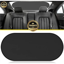 MSP Honda Civic Sedan 2021-2025 ile Uyumlu Oto Arka Cam Güneşlik, 100X50 Cm, Siyah, Oval Tül Vantuzlu
